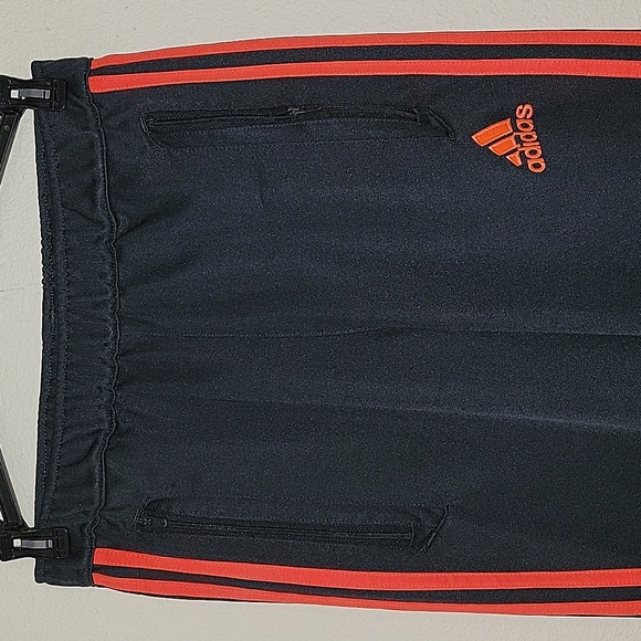 Adidas Climacool Youth Training/ Track pants, YL, Grey/Orange,  GUC - Picture 3 of 11